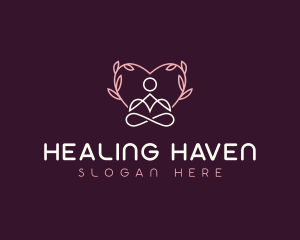 Holistic Yoga Healing logo design