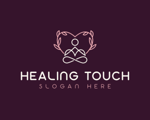 Holistic Yoga Healing logo design