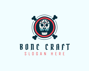 Skull Bone Festival logo design