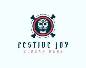 Skull Bone Festival logo design