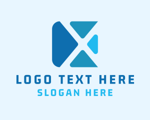 Technology Software Letter X logo
