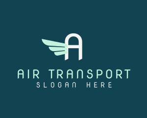 Fast Logistics Wings Mover logo design