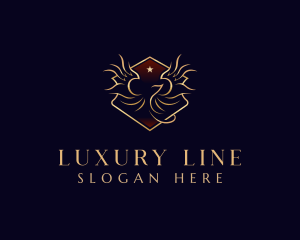 Phoenix Wings Luxury logo design