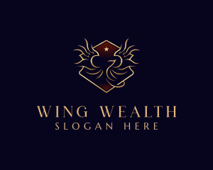 Phoenix Wings Luxury logo design