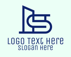 Blue Architectural Buildings  logo