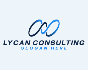 Gradient Loop Company logo design