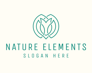 Floral Nature Plant logo design