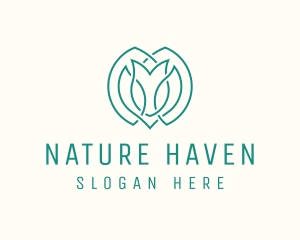 Floral Nature Plant logo design