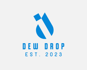 Water Drop Letter I  logo