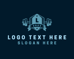 Weightlifting Workout Barbell logo