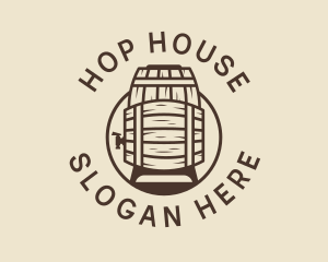 Beer Barrel Distillery  logo design