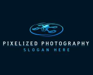 Aircraft Drone Surveillance logo design