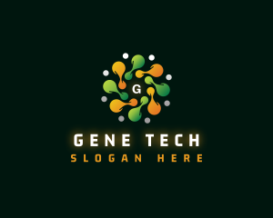 Technology DNA genetics logo