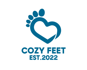 Blue Foot Healthcare  logo design