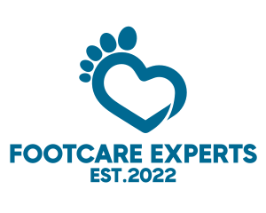 Blue Foot Healthcare  logo design