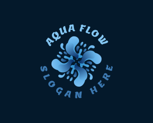 Water HVAC Propeller logo