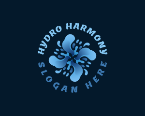 Water HVAC Propeller logo
