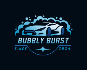 Bubble Car Wash logo design