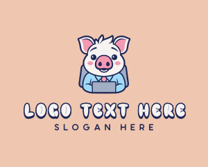 Pig Employee Clerk logo