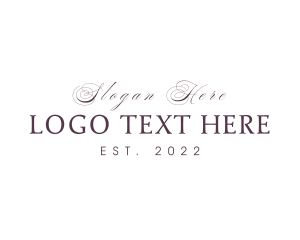 Deluxe Elegant Business Logo