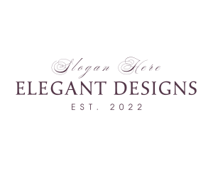 Deluxe Elegant Business logo design