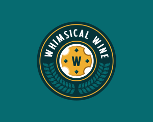 Classic Brewery Wreath logo design