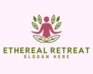 Natural Meditation Center logo design