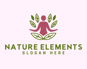 Natural Meditation Center logo design