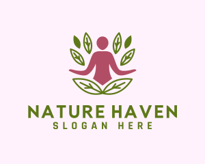 Natural Meditation Center logo design