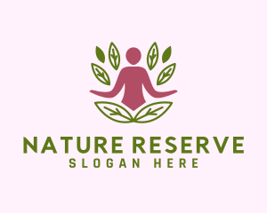 Natural Meditation Center logo design