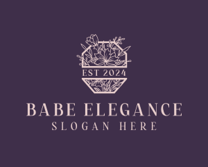 Elegant Floral Garden logo design