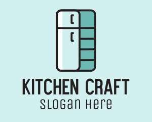 Kitchen Appliance Refrigerator logo design