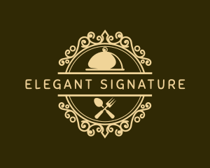 Elegant Culinary Restaurant logo design