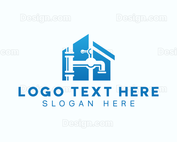 Plumbing Faucet Pipe Logo