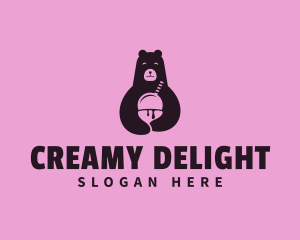 Bear Ice Cream Dessert logo