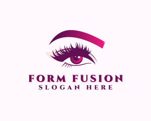 Eyebrow Eyelash Beauty Logo