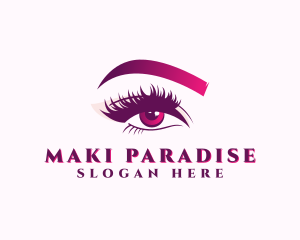 Eyebrow Eyelash Beauty Logo