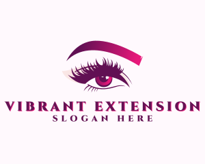 Eyebrow Eyelash Beauty logo design