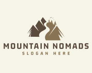 Outdoor Mountain Road logo design