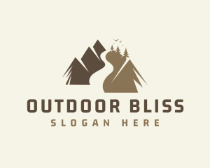 Outdoor Mountain Road logo design