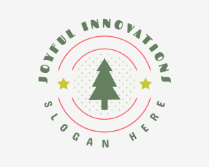 Christmas Holiday Tree logo