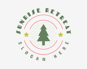 Christmas Holiday Tree logo