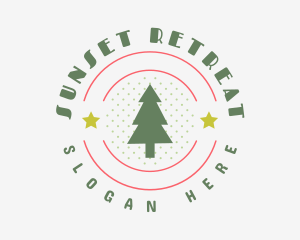 Christmas Holiday Tree logo