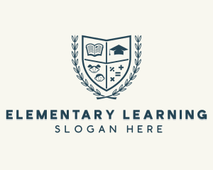 Children Kindergarten Learning logo design