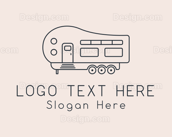 Trailer House Truck Logo