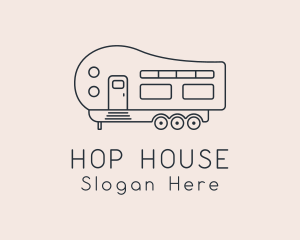 Trailer House Truck logo design