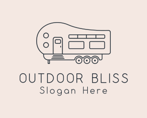 Trailer House Truck logo design