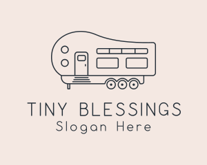 Trailer House Truck logo design