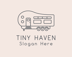 Trailer House Truck logo design