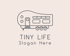 Trailer House Truck logo design